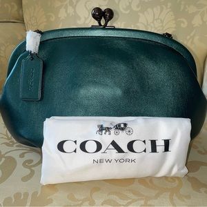 Coach Soft Kisslock Clutch